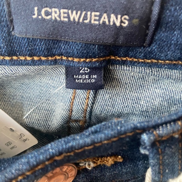 26T🔖 J. Crew Billie Demi Boot Crop Jean Denim J6300 MLA Raw Hem $168 - Picture 9 of 12